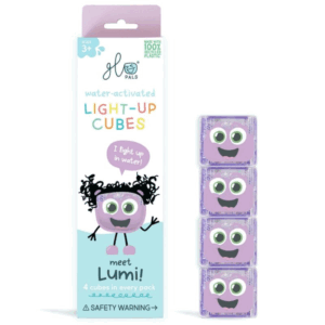 Cubes de bain lumineux violet - Lila