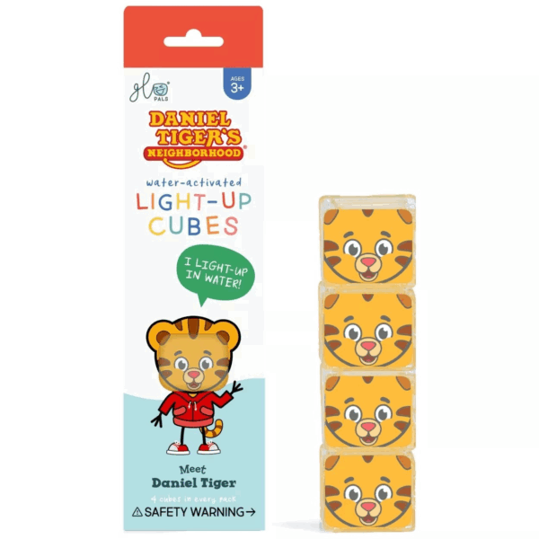 Cubes de bain lumineux orange - Daniel Tiger