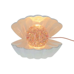 Lampe coquillage nacrée