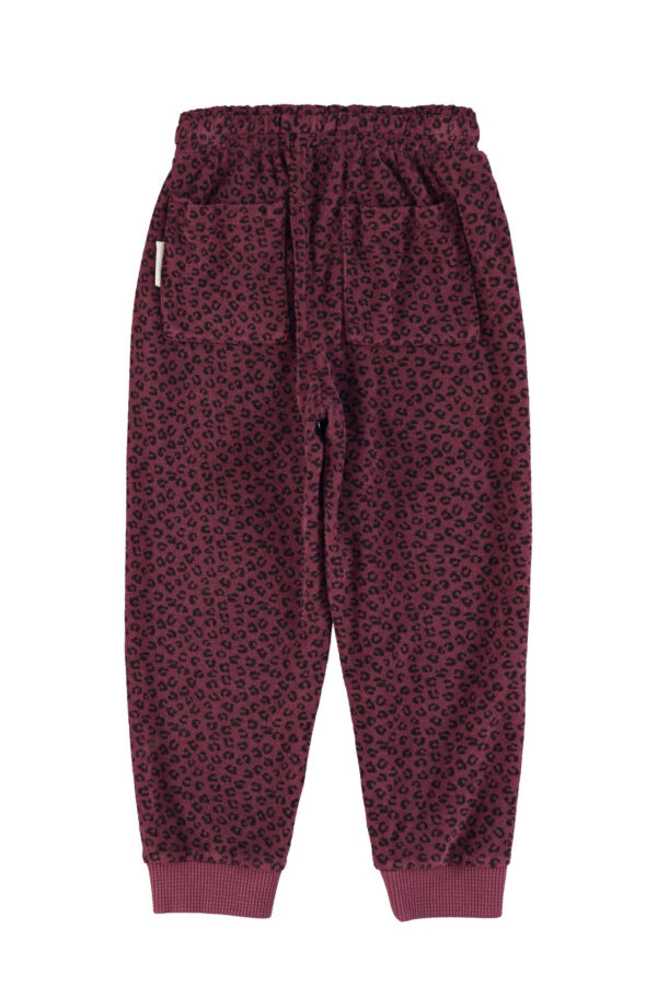 Sweatshirt en éponge - Imprimé léopard aubergine – Image 5