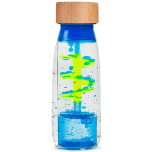 Bouteille sensorielle Move bottle Spiral Blue