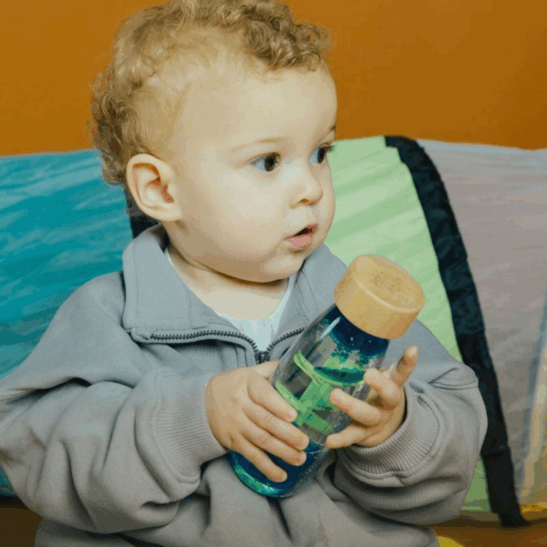 Bouteille sensorielle Move bottle Spiral Blue – Image 4