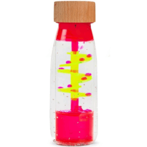 Bouteille sensorielle Move bottle - Spirale Pink