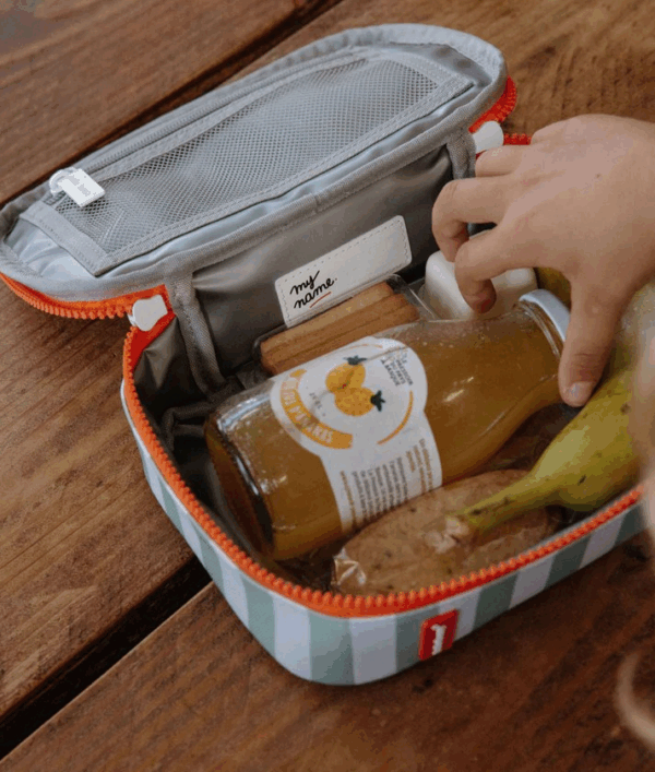 Sac à goûter - Green stripes – Image 3