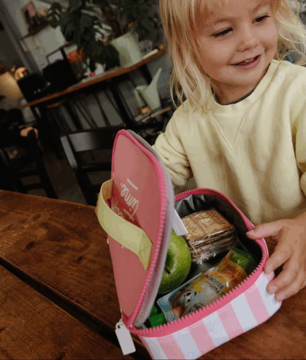 Sac à goûter - Pink stripes – Image 2