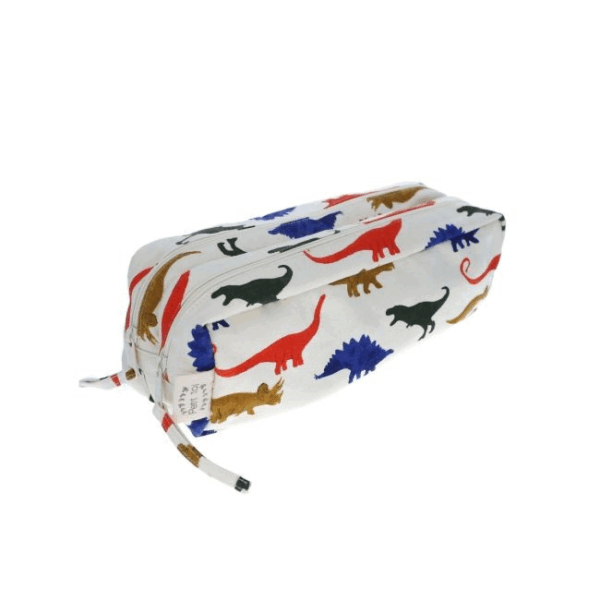 Trousse double zip - Dino navy – Image 2