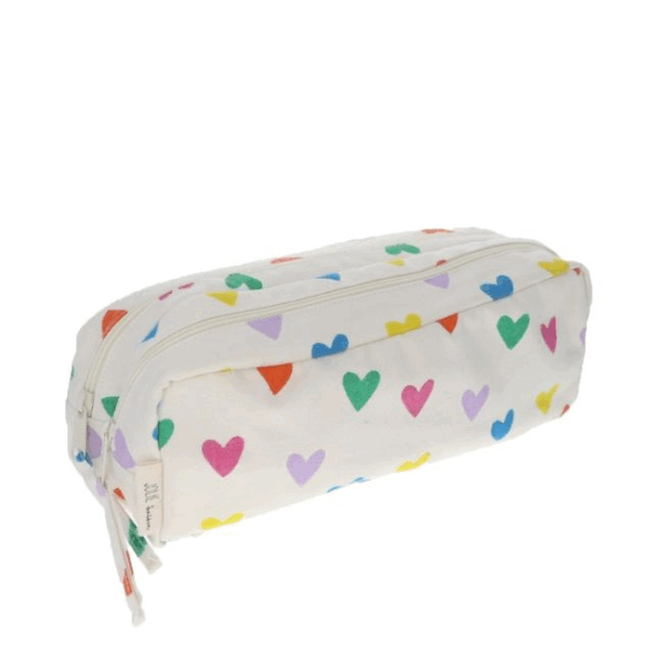 Trousse double zip - Multicoeurs – Image 2