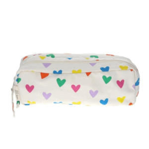 Trousse double zip - Multicoeurs