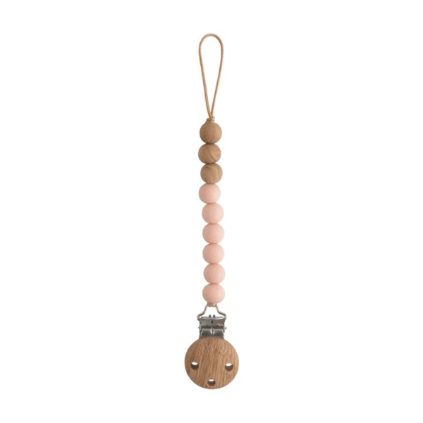 Attache tétine - Eva - Blush