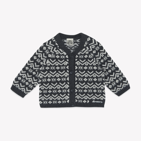 Cardigan Mozza - Carbone
