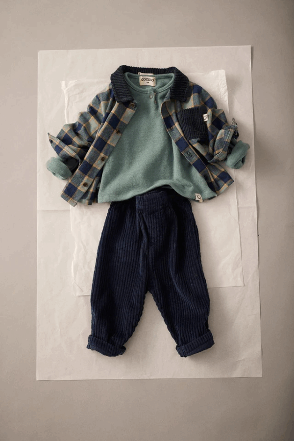 Chemise TOKIO - Artic blue check flannel – Image 2