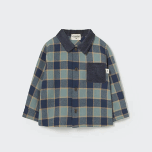 Chemise TOKIO - Artic blue check flannel