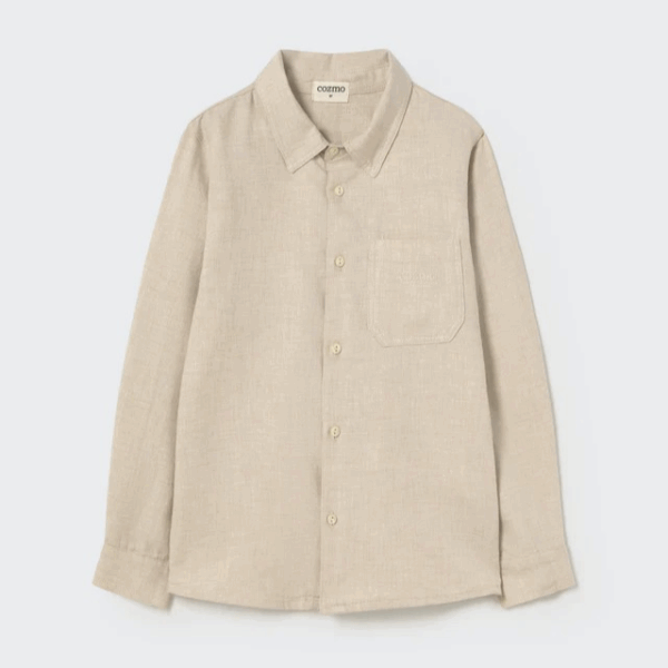 Chemise TURIN - Stone rustic mélange flannel