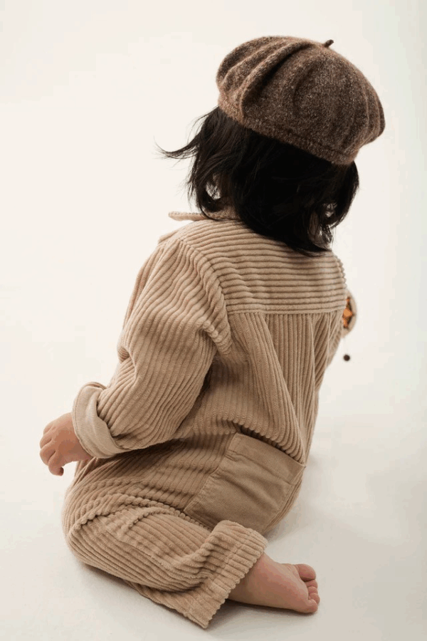 Combinaison TRENTO - Stone wide corduroy – Image 2
