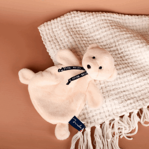 Doudou ours Dorlotin - Ivoire – Image 2