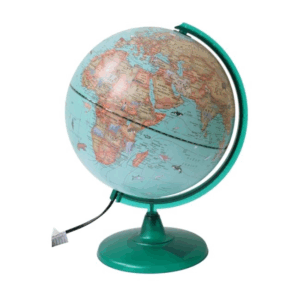 Globe terrestre animaux - Lumineux vert