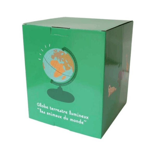Globe terrestre animaux - Lumineux vert – Image 2