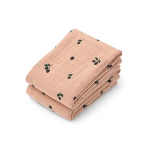 Lot de 2 langes Lewis - Mini berry