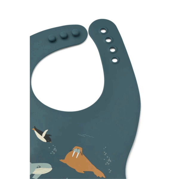Lot de 2 bavoirs imprimés Ember - Artic sea/Ocean view – Image 2