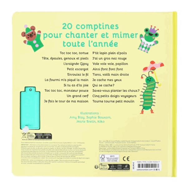 Mon recueil de comptines pour jeux de doigts – Image 2