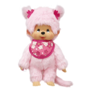 Peluche kiki Monchhichi Pinky 20cm