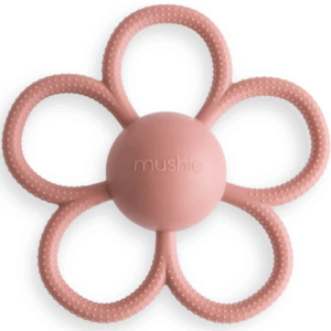 Hochet de dentition - Daisy - Dusty rose