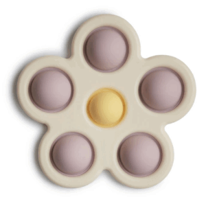 Jouet en silicone - Fleur soft lilac