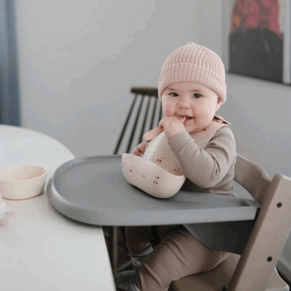 First feeding baby spoon - Blush & Shifting Sand – Image 2