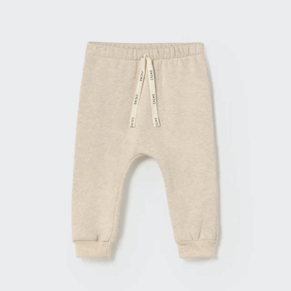 Pantalon de jogging LOUIS - Stone mélanfe fleece