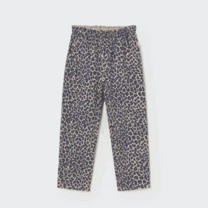 Pantalon léo PAOLA - Stone animal print twill