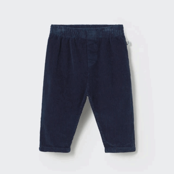 Pantalon velours MIKI - Navy denim corduroy