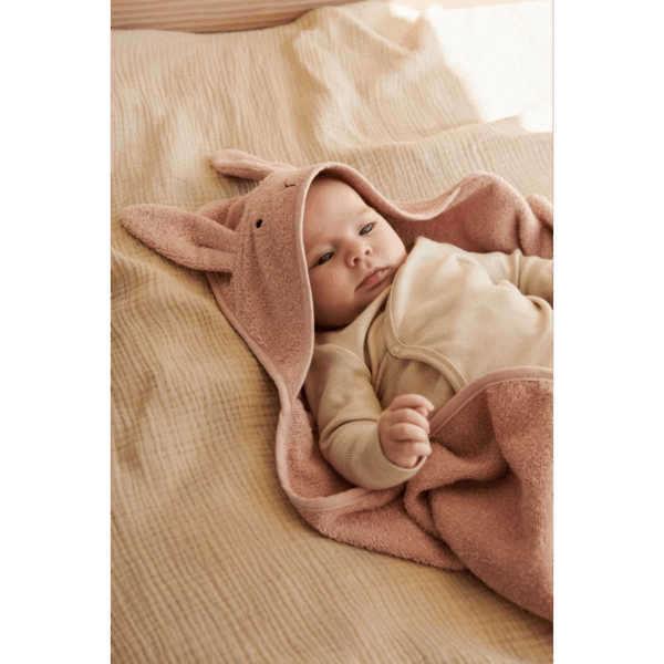 Cape de bain Albert - Lapin rose – Image 3