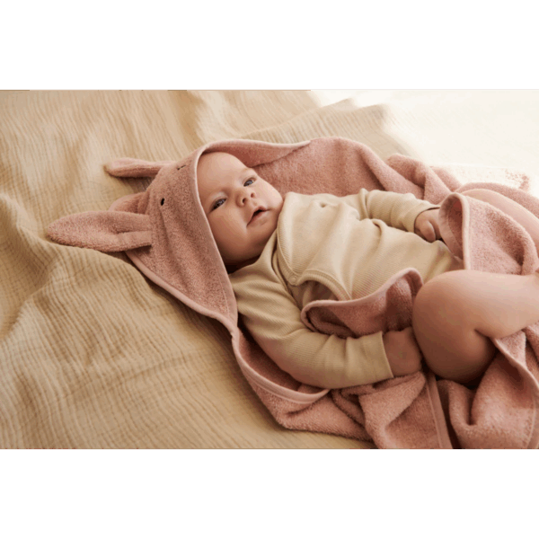 Cape de bain Albert - Lapin rose – Image 2