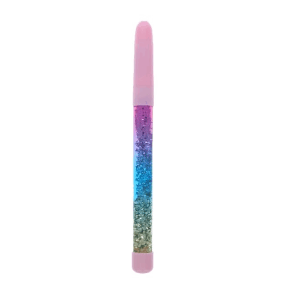 Stylo paillettes rose