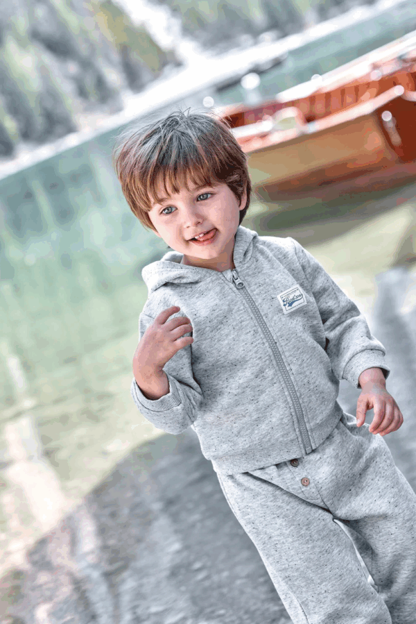 Sweat Lu Vintage - Gris chiné Neps – Image 2