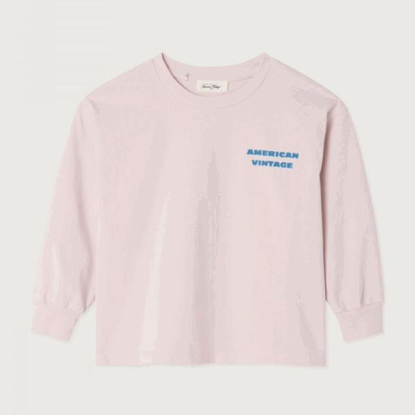 T-shirt Fizvalley manches longues - Glycine vintage