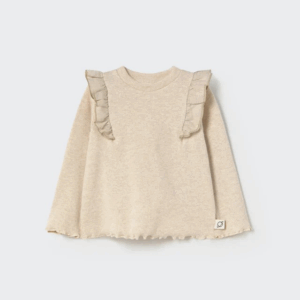 T-shirt manches longues VILNA - Stone soft cotton rib