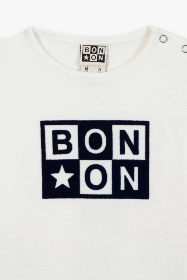 T-shirt TAXI logo - Ecru – Image 2