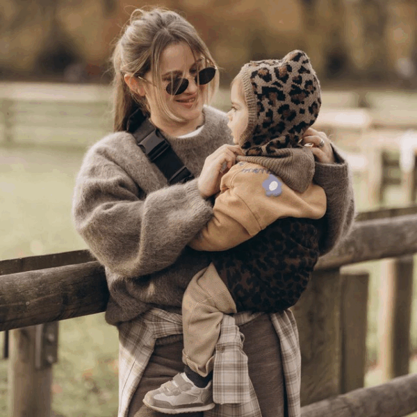 Porte bébé et enfant - Brown léopard – Image 3