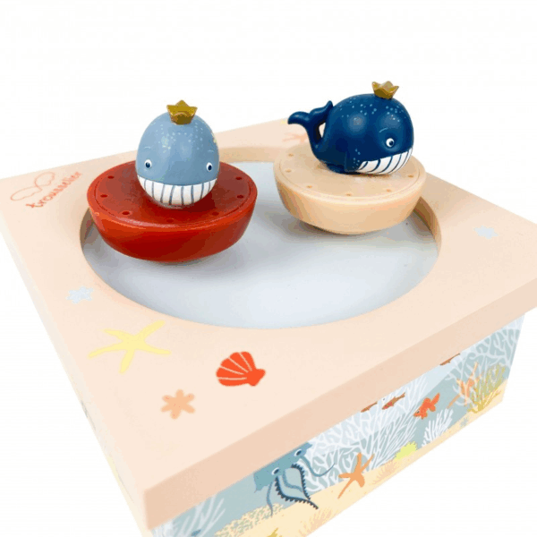 Boîte à musique bébé Océan Trousselier avec figurines dansantes