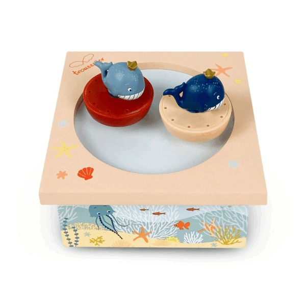 Boîte à musique bébé Océan Trousselier avec figurines dansantes