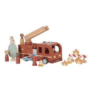 camion de pompiers en bois Little Dutch avec accessoires