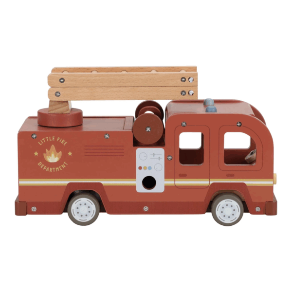camion de pompiers en bois Little Dutch avec accessoires
