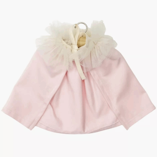 cape de danseuse pour poupée Minikane - Rose & tulle écru