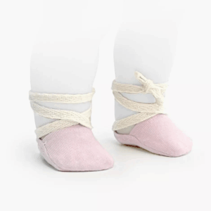 Chaussons de danse pour poupée Minikane - Rose pâle