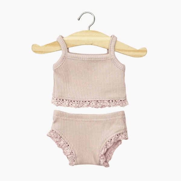 Dessous poupée fille Minikane - Orchidée & dentelle