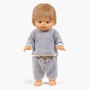 Ensemble jog gris pour poupée Minikane Gordis