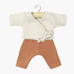 Ensemble poupée cache-cœur et legging Minikane Gordis