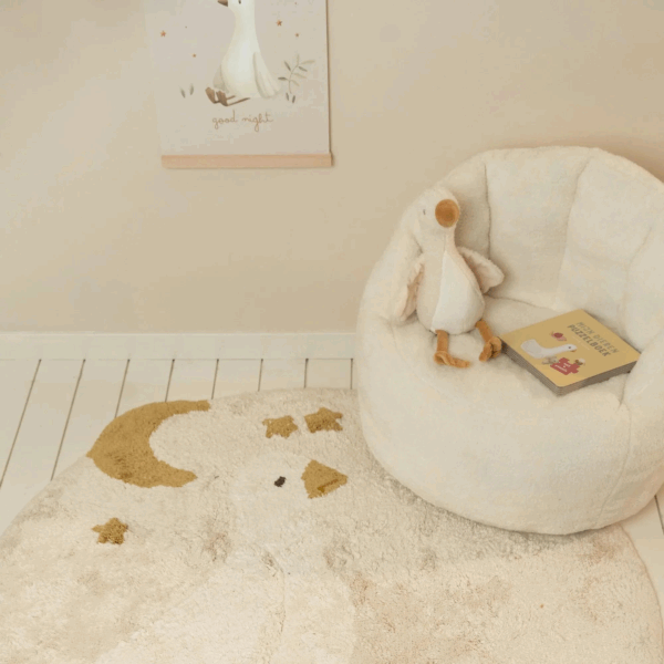 fauteuil enfant Little Dutch bouclette blanc