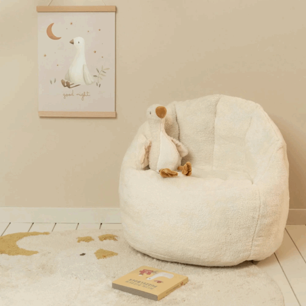 fauteuil enfant Little Dutch bouclette blanc